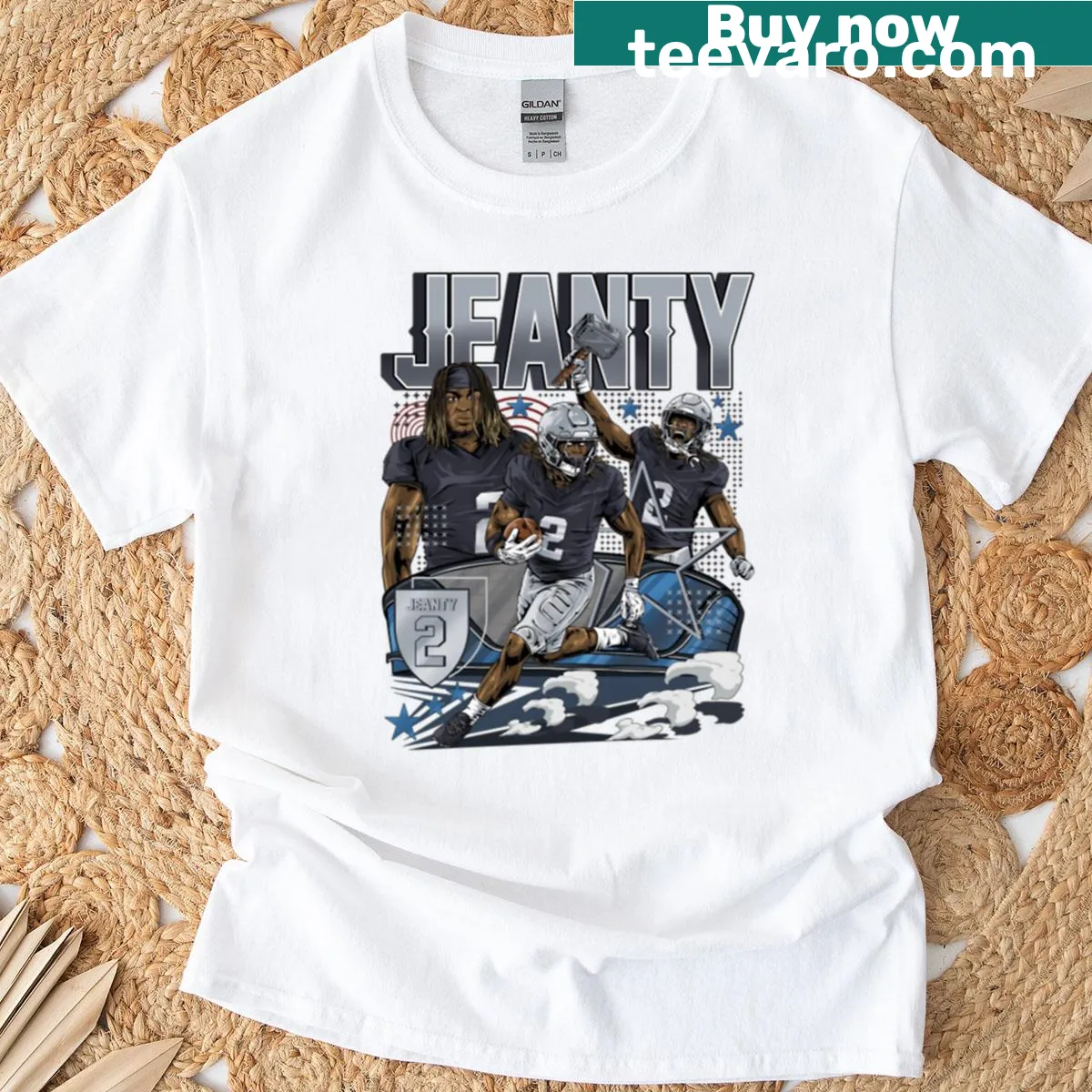 Las Vegas themed collage T-shirt with iconic imagery — on a men's t-shirt