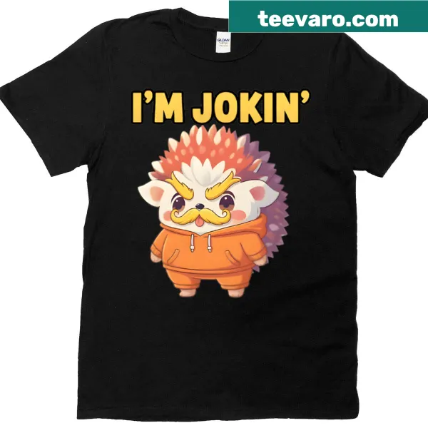 Humorous Aurora The Hedgehog meme parody illustration on a t-shirt