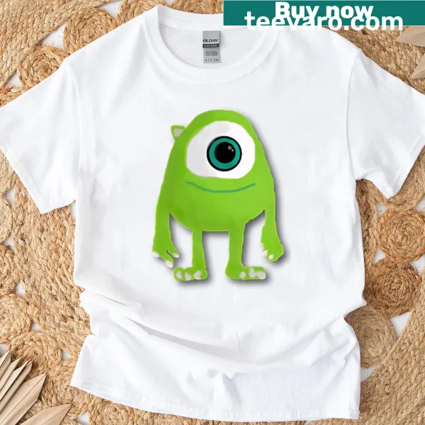Cute Baby Mike Wazowski cartoon t-shirt for kids