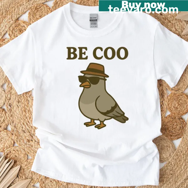 Cute t-shirt featuring a playful illustration of a pigeon