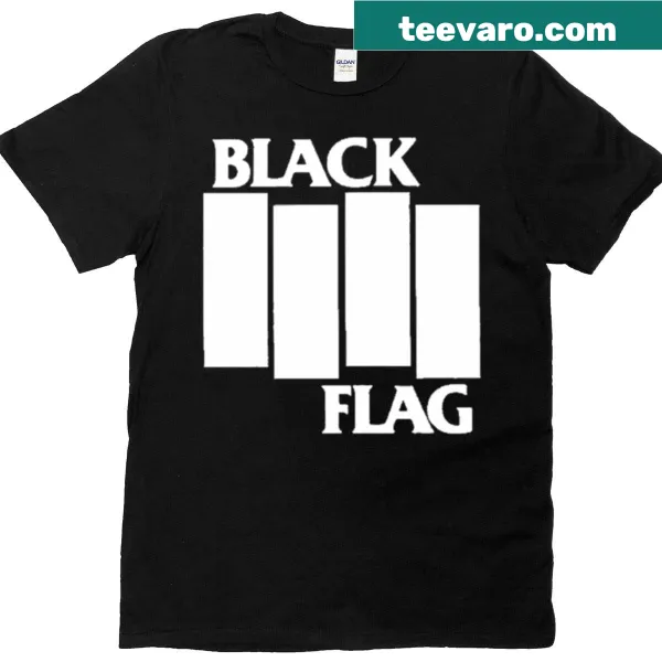 Black Flag band punk music illustration T-shirt