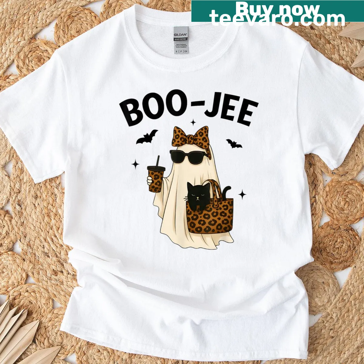 Playful costume-themed illustration on a T-shirt for women — on a men's t-shirt