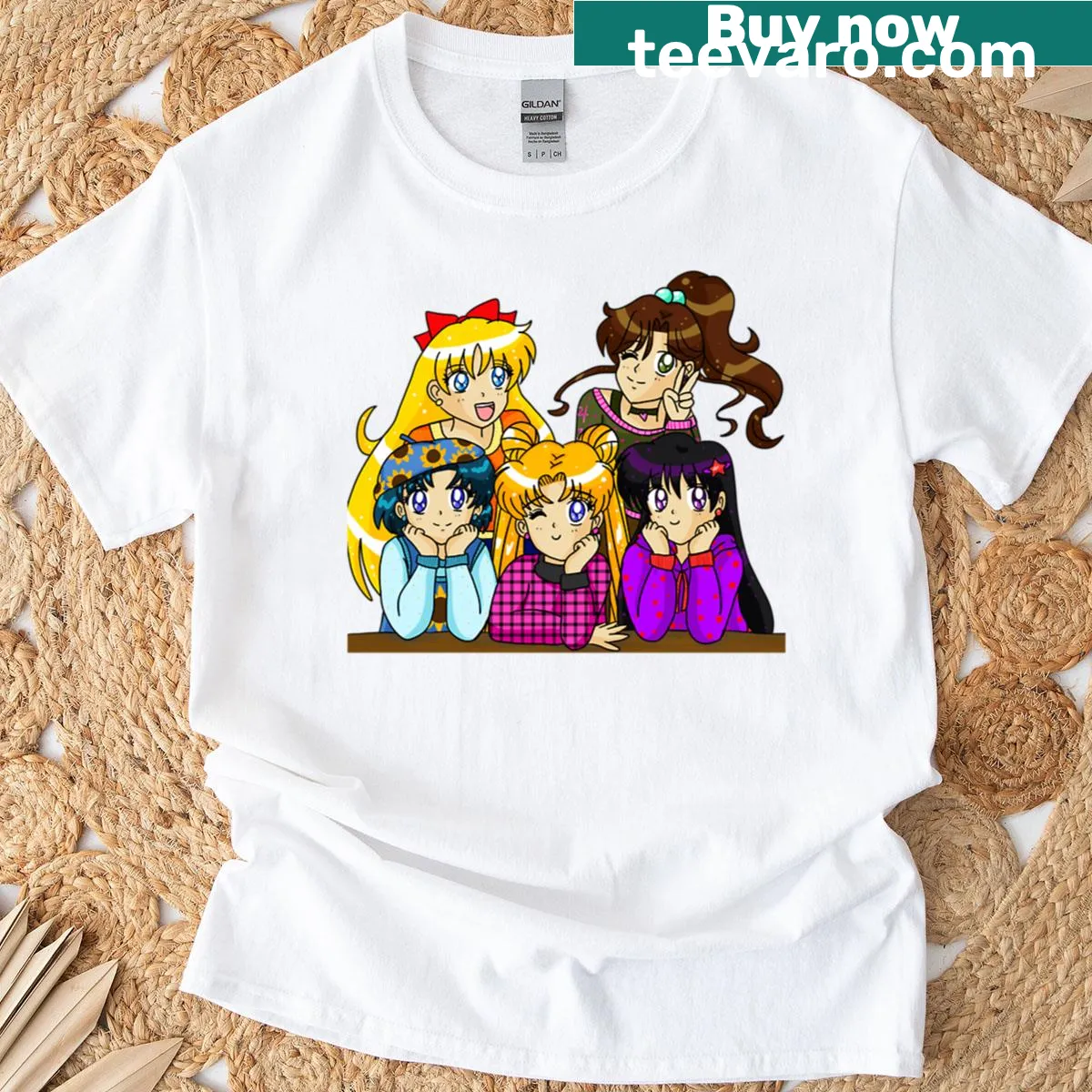 Friends-themed autumn cozy t-shirt — on a men's t-shirt