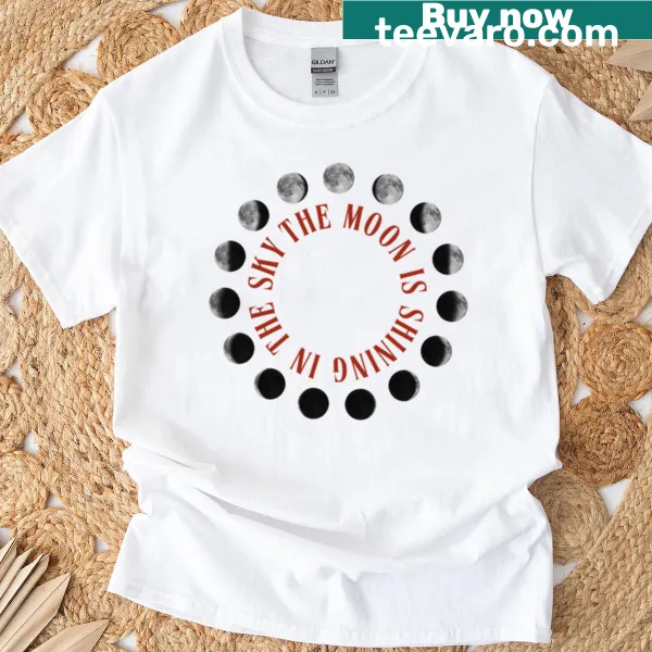 Depeche Mode T-shirt with the phrase 'But Not Tonight' inside a moon circle