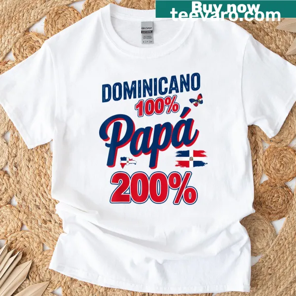 T-shirt featuring a heartfelt message in Spanish for dads