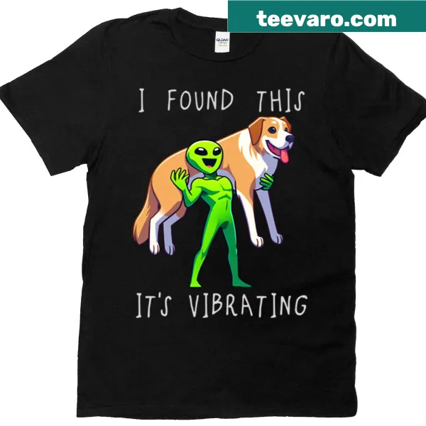 Fun T-shirt featuring a humorous alien-themed Anatolian Shepherd graphic