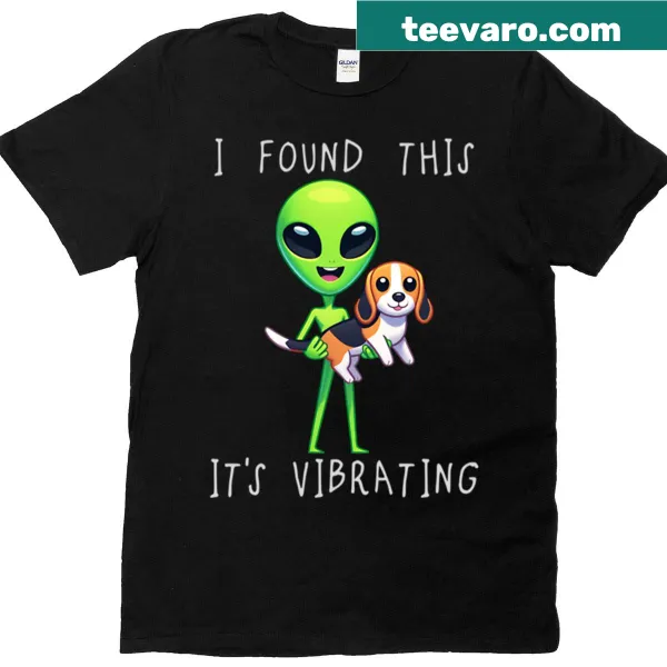 Funny beagle alien T-shirt with humorous graphic