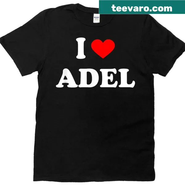I Heart Adel text graphic T-shirt