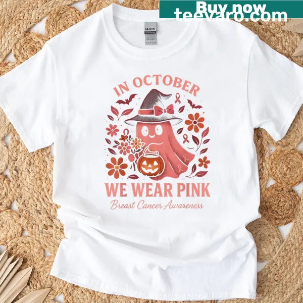 T-shirt with playful design for Breast Cancer Awareness Month