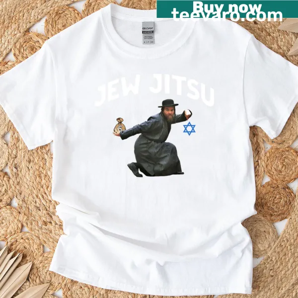 Humorous T-shirt with the phrase Jew Jitsu