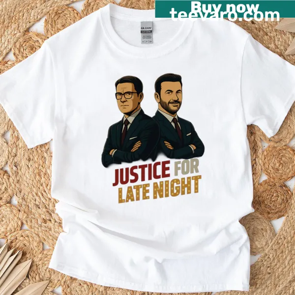 Supportive t-shirt for fans of Jimmy Kimmel with humorous design