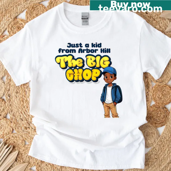 Sentimental t-shirt with Just A Kid From Arbor Hill text