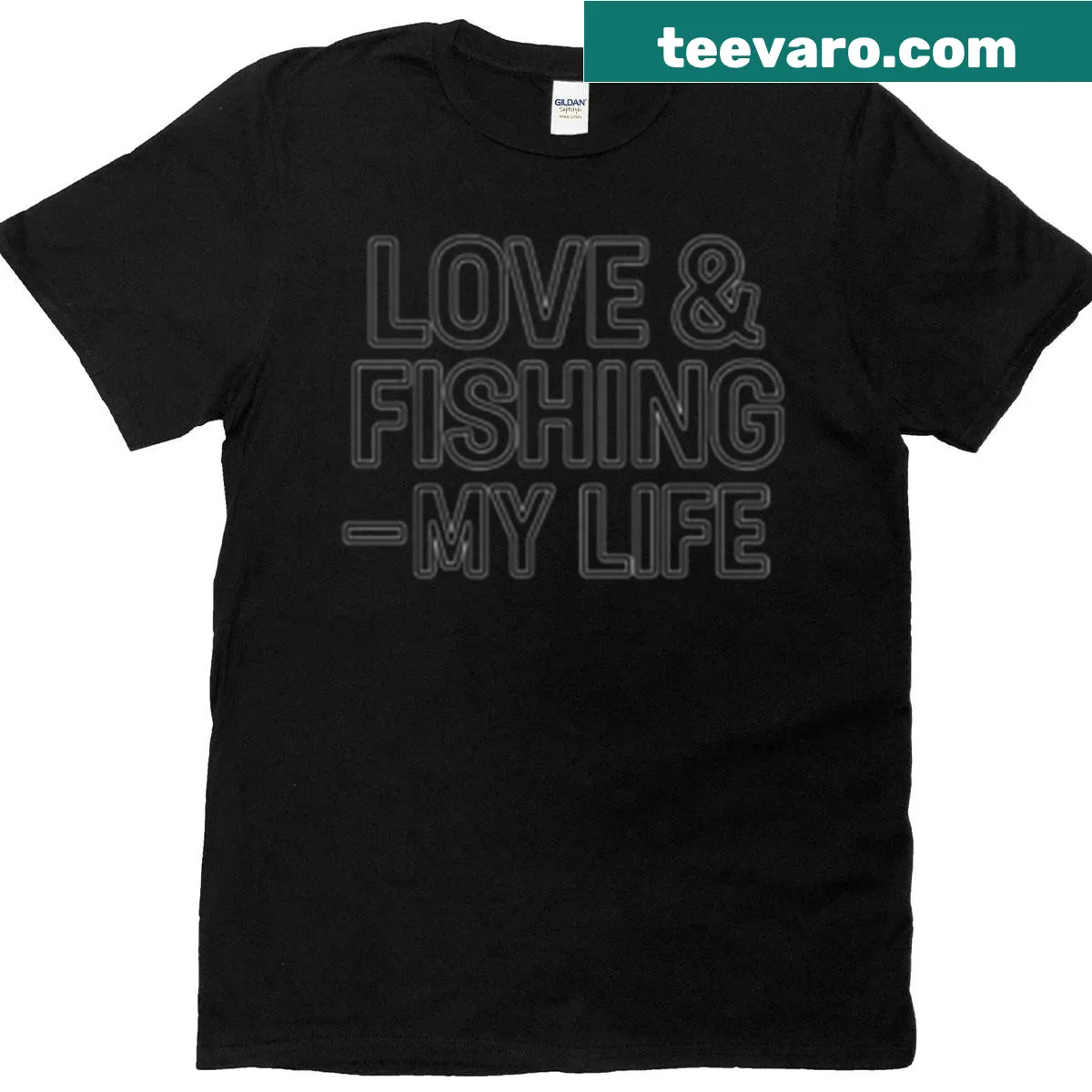 Funny fishing quote on a T-shirt for fishing enthusiasts — on a men's t-shirt