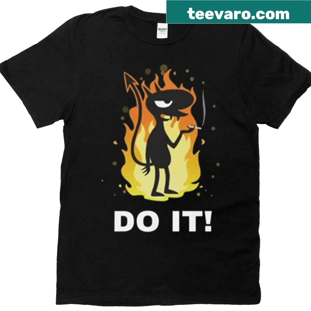T-shirt with motivational text 'Do It' associated with Lucy — on a men's t-shirt