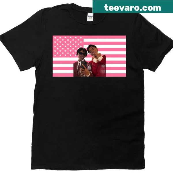 T-shirt featuring the Malachi Mk flag illustration
