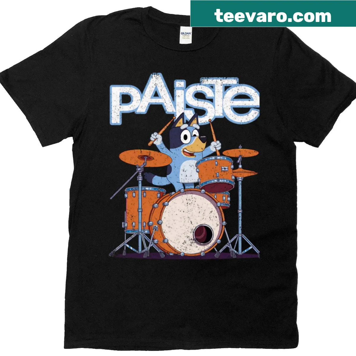 Funny vintage dog cartoon T-shirt inspired by 90s movies — on a men's t-shirt