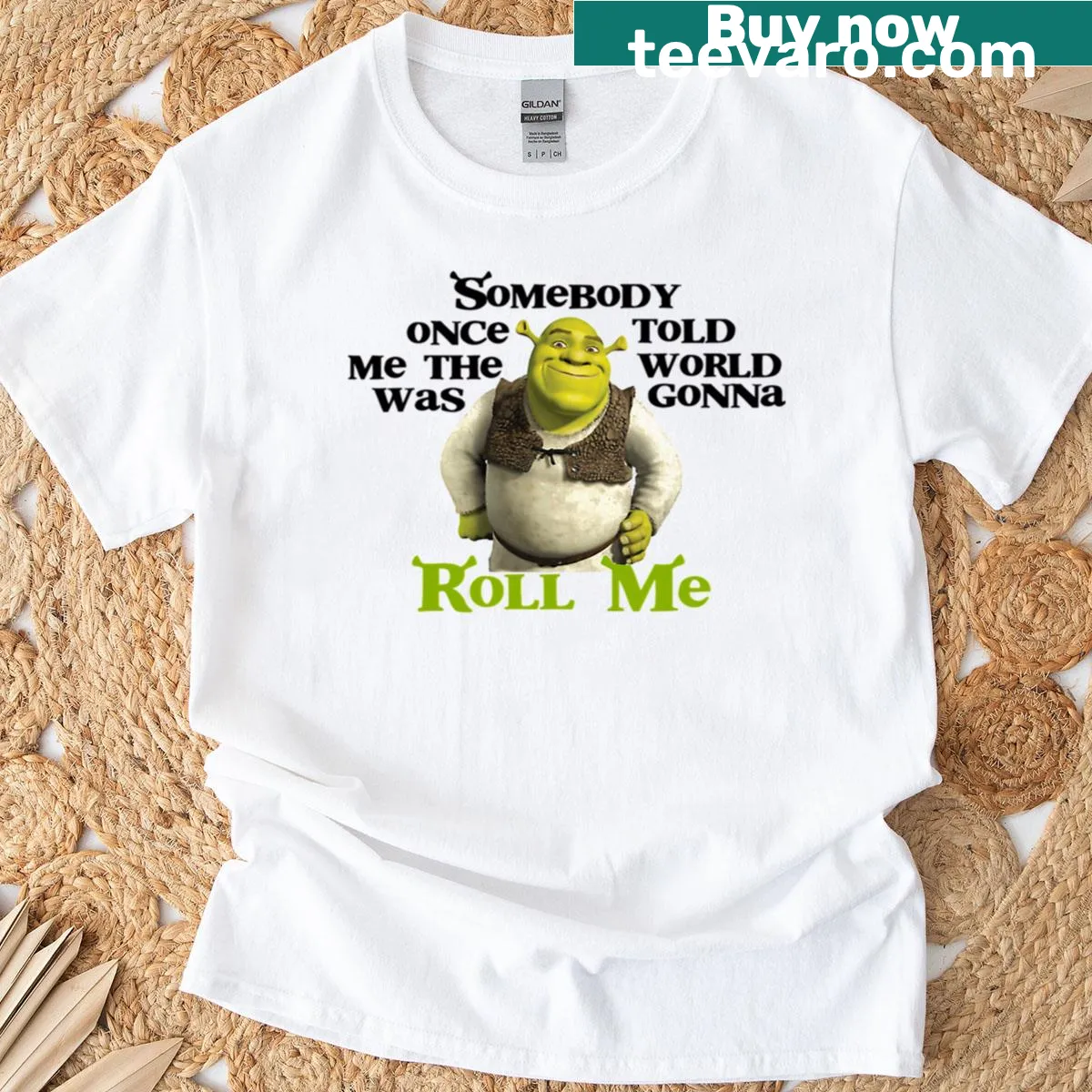 Vintage T-shirt featuring a cute graphic related to 90s movies — on a men's t-shirt