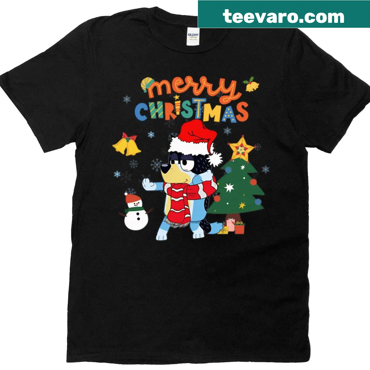 Cute vintage cartoon dog design T-shirt — on a men's t-shirt