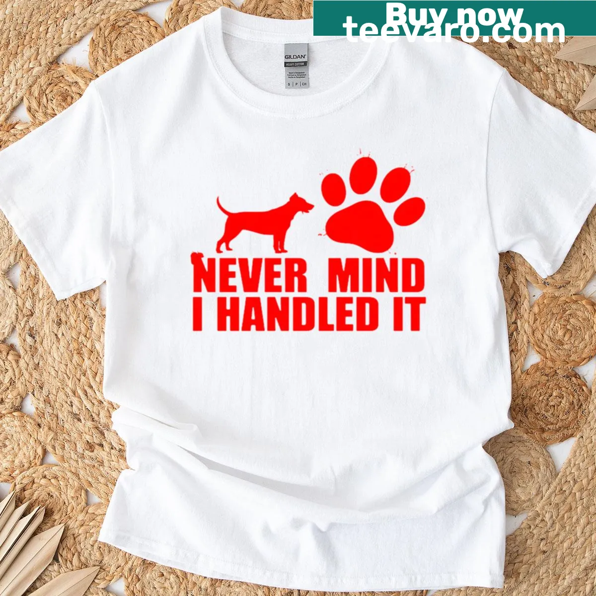 Bold Halloween T-shirt with humorous text design — on a men's t-shirt