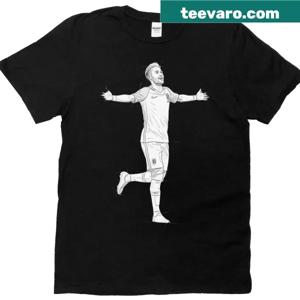 Neymar Joga Bonito t-shirt featuring bold typography.