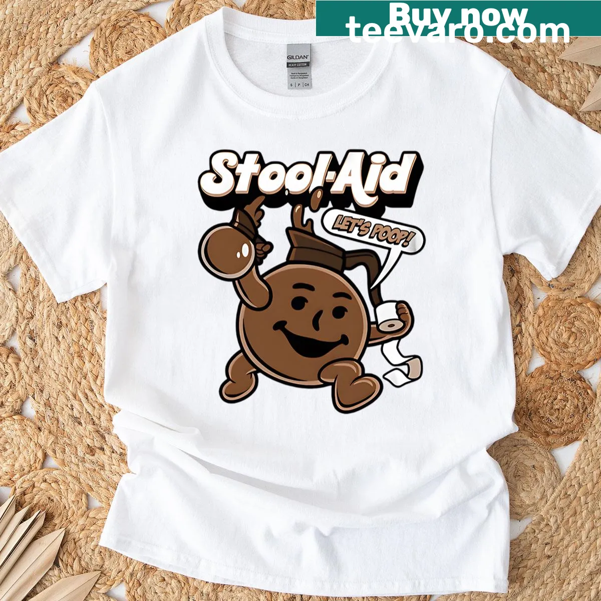 Vintage-style typography with 'Oh Yeah!' text on T-shirt — on a men's t-shirt