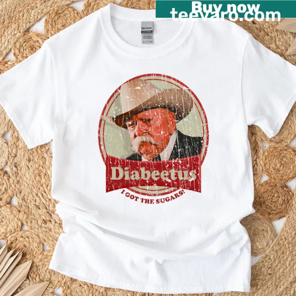 Retro meme T-shirt with 'I Got The Sugars' text