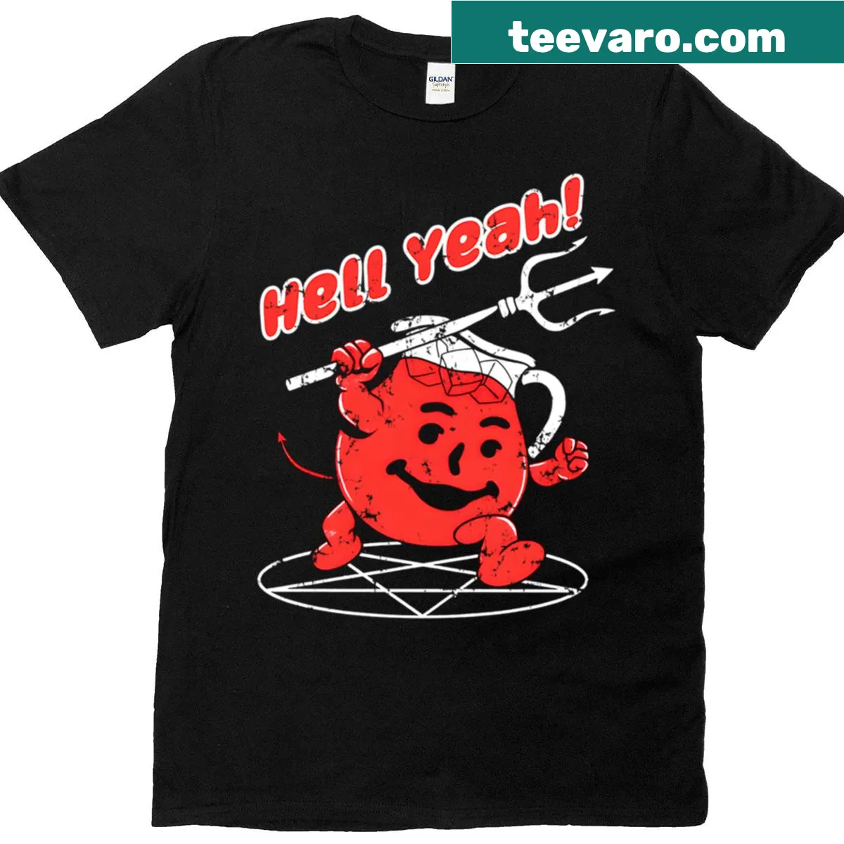 Vintage Fruit Punch Splash Energy T-shirt with playful design — on a men's t-shirt