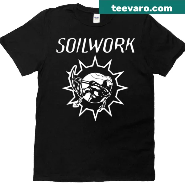 Soilwork Band T-shirt featuring bold typography of the band logo