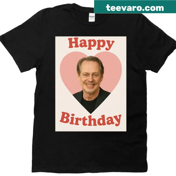 Steve Buscemi birthday and Christmas humor T-shirt