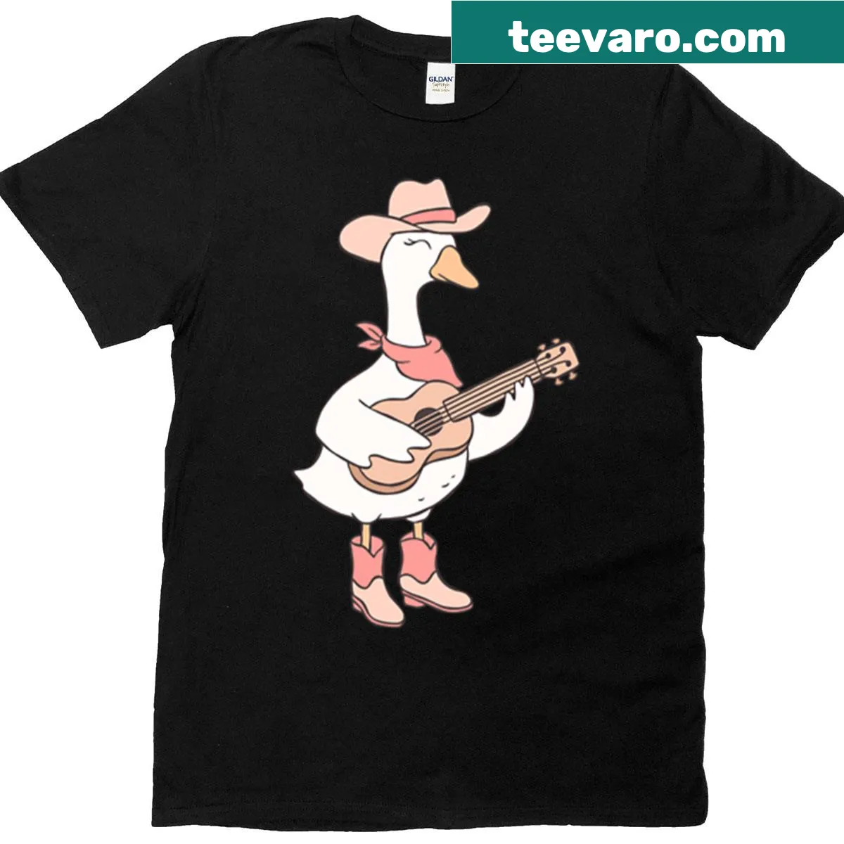Illustration of a playful duck with funny text for Halloween on a women's t-shirt — on a men's t-shirt