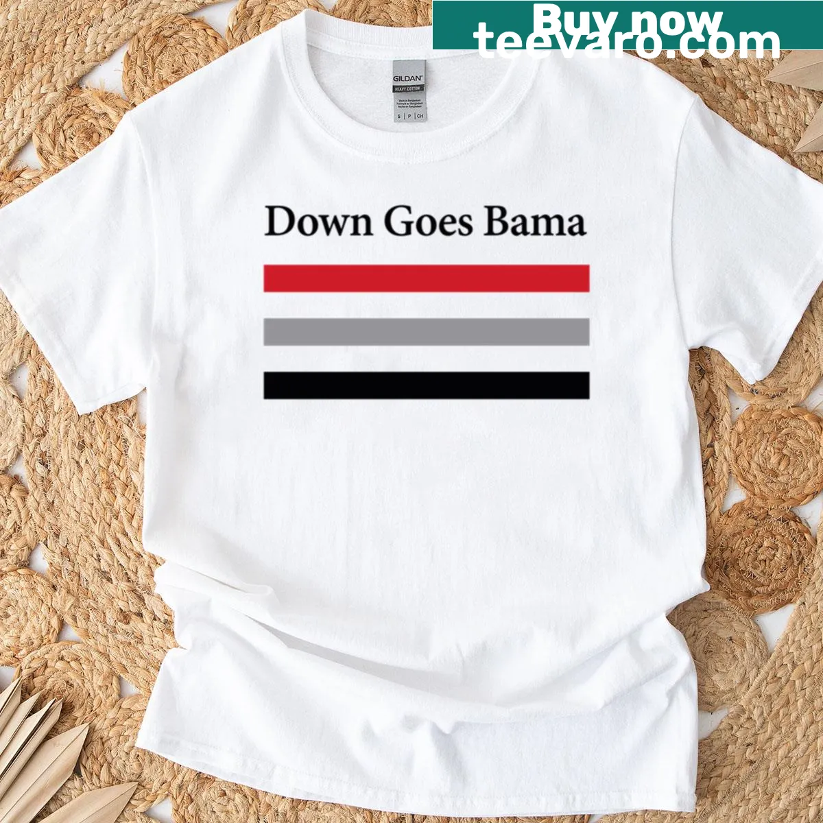 UGA fan T-shirt with bold game day phrase — on a men's t-shirt
