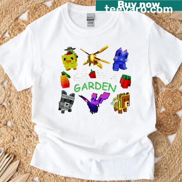 Vintage gardening T-shirt with 'Thumb A Garden Grow' design