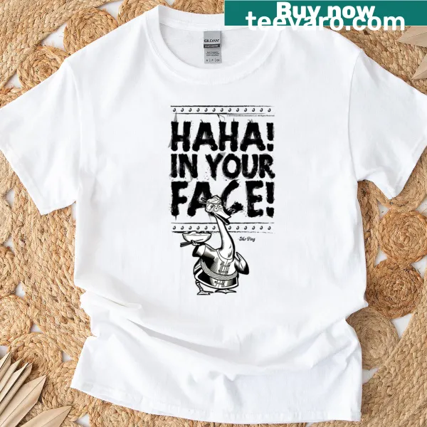 Funny cartoon Fu Bear animal t-shirt featuring action poses