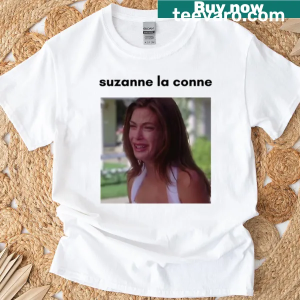 Oversized T-shirt with bold text referencing Suzanne from Desperate Housewives