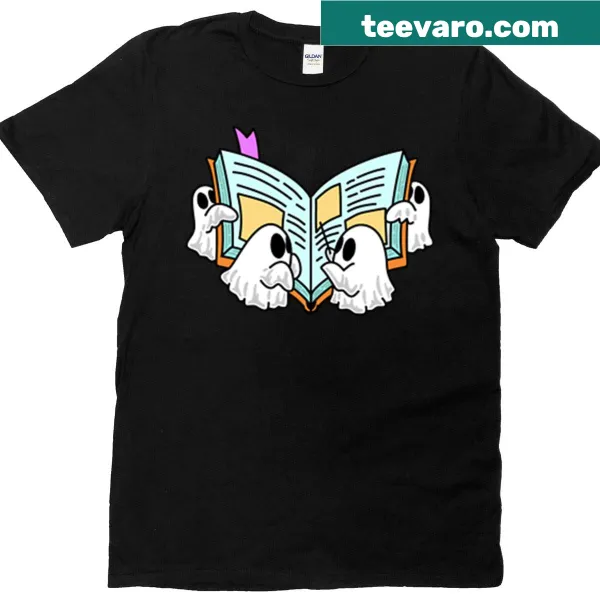 Halloween t-shirt featuring a wizard ghost design