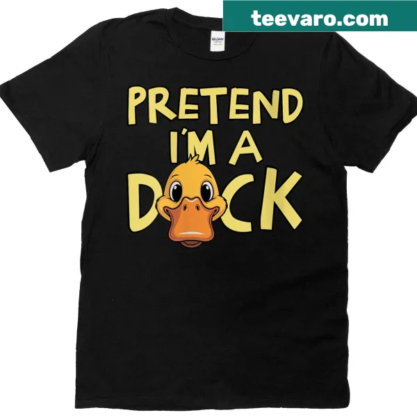 Funny T-shirt featuring a cartoon duck for Halloween