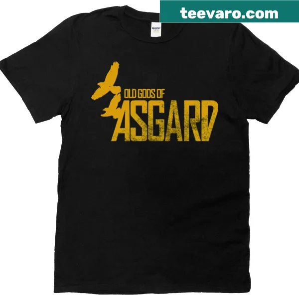 Illustrated t-shirt inspired by Old Gods of Asgard from Alan Wake