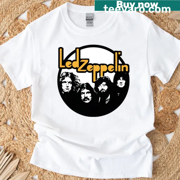Vintage-style T-shirt with humorous 90s rock theme