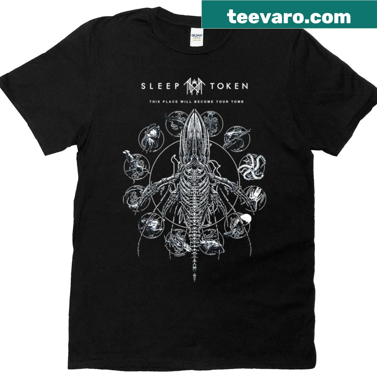 Retro music T-shirt celebrating 90s live shows. — on a men's t-shirt