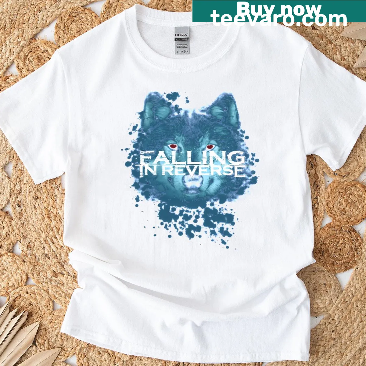 Vintage-style T-shirt featuring a 90s rap rock album design — on a men's t-shirt