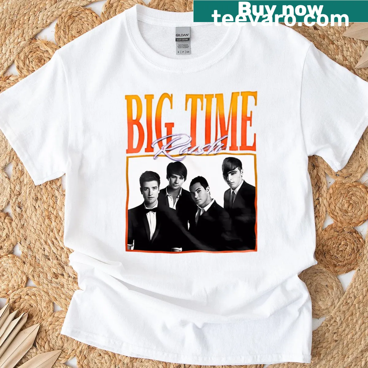 Vintage concert-themed T-shirt featuring a band logo for 2025 — on a men's t-shirt