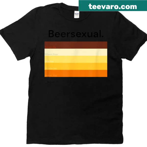 Funny Beersexual t-shirt with humorous beer-themed text