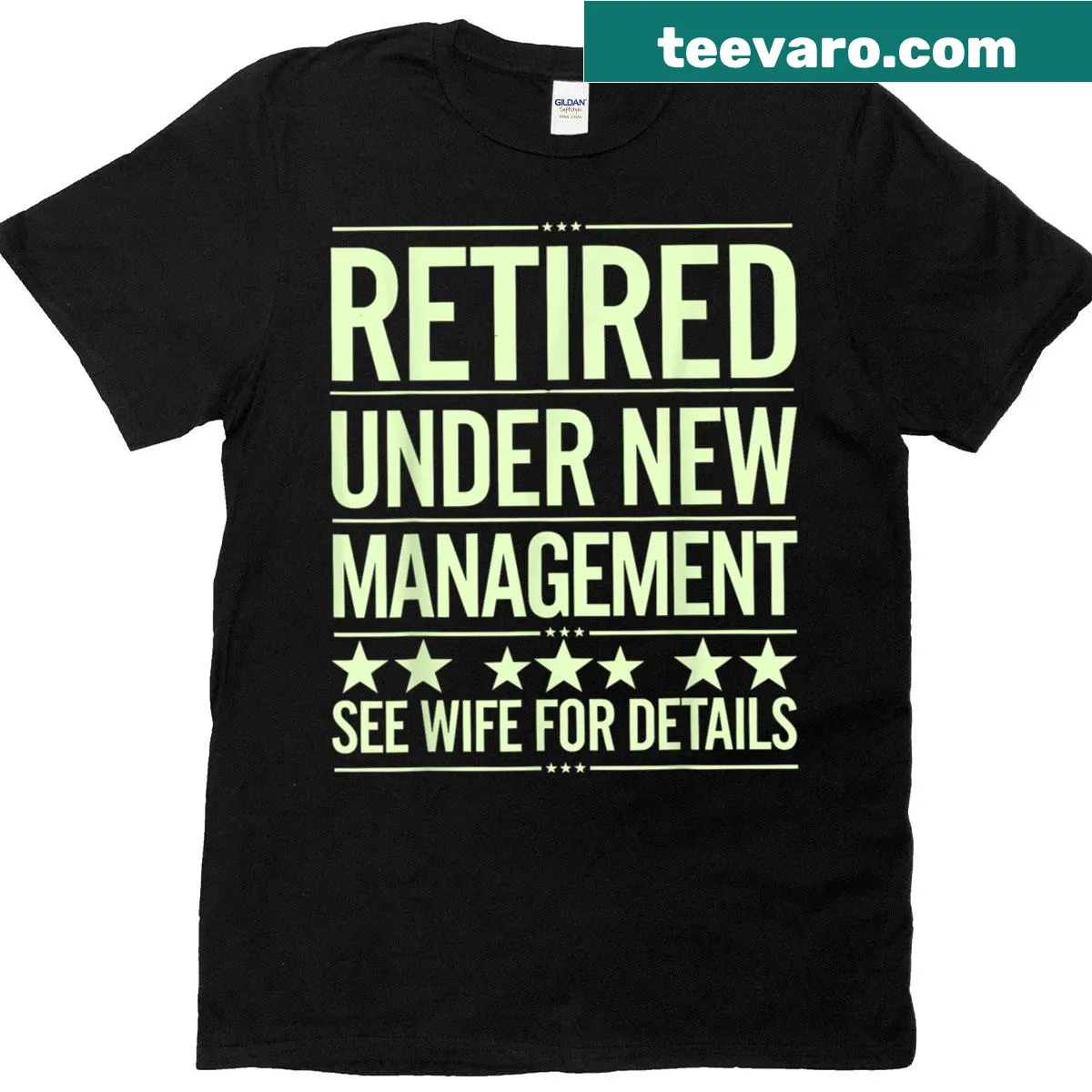 Retirement-themed T-shirt with lighthearted graphics for dads — on a men's t-shirt