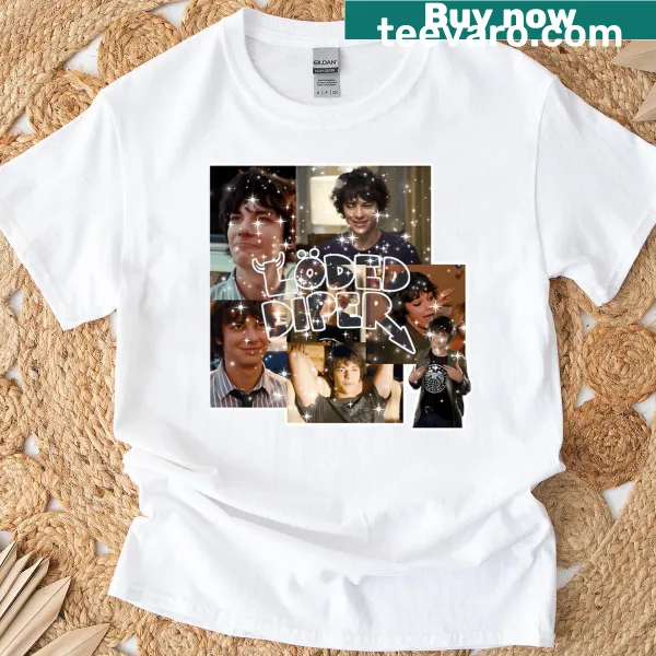 Vintage Kid Movie T-shirt featuring book and music themes