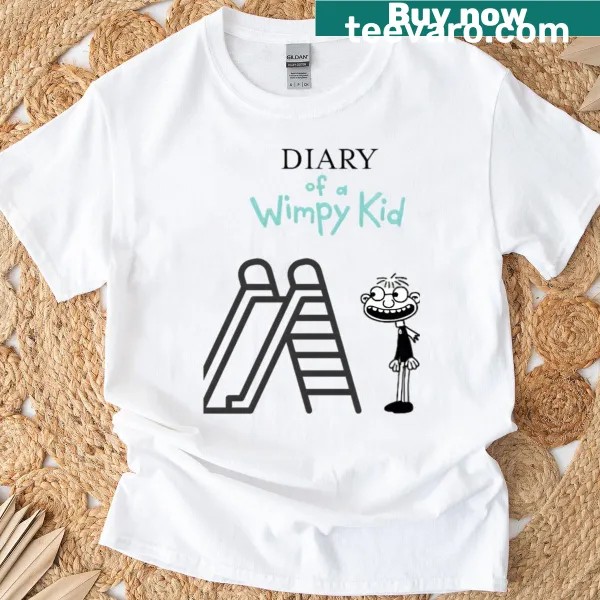 Cartoon-themed T-shirt featuring a funny movie logo for kids