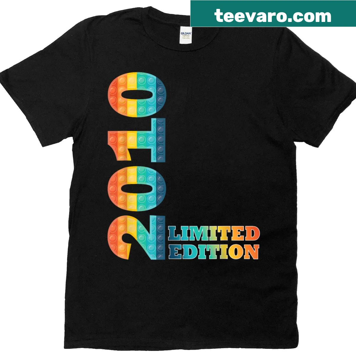 15th birthday shirt with festive graphic and illustration — on a men's t-shirt