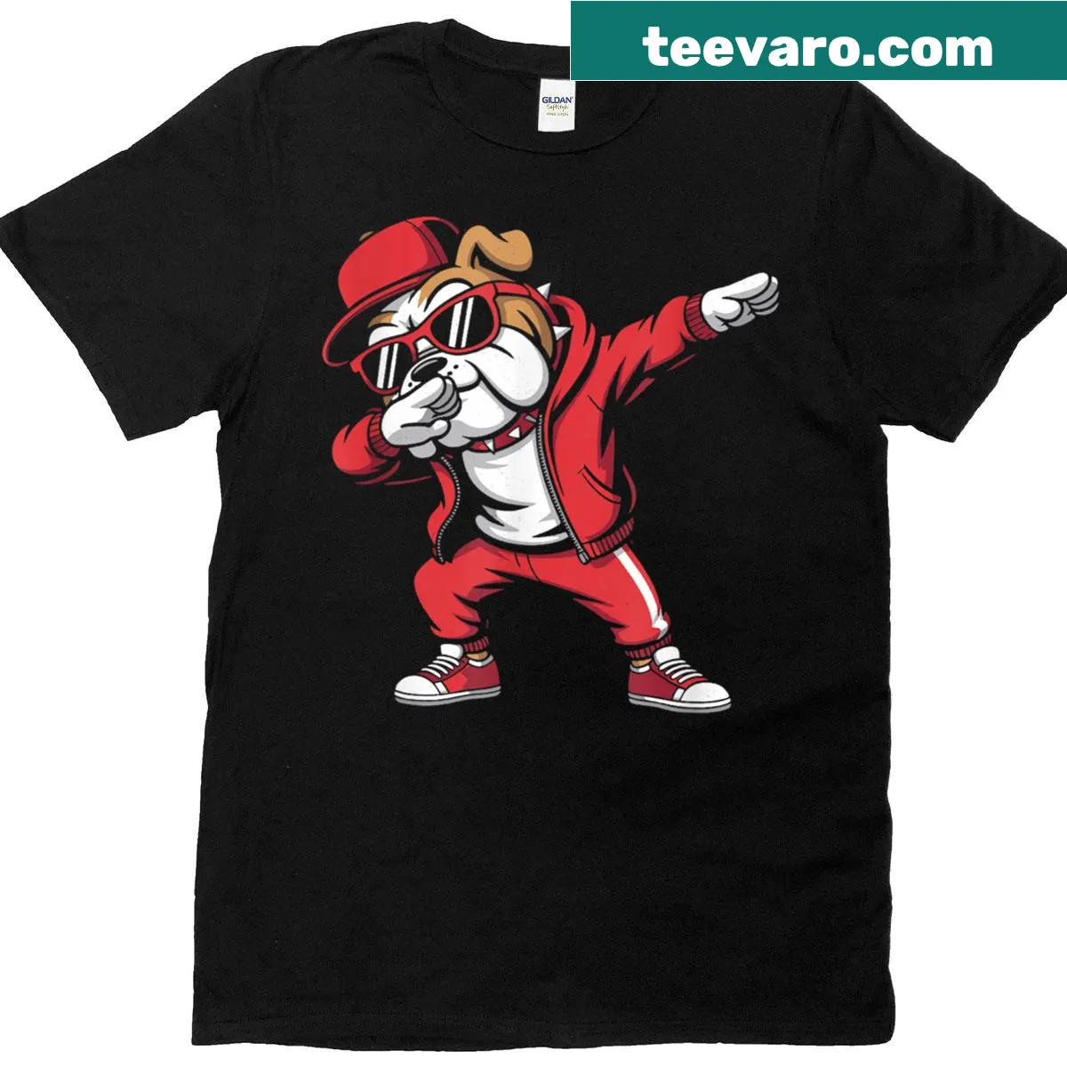 Grunge-style T-shirt featuring dark fantasy graphic design. — on a men's t-shirt