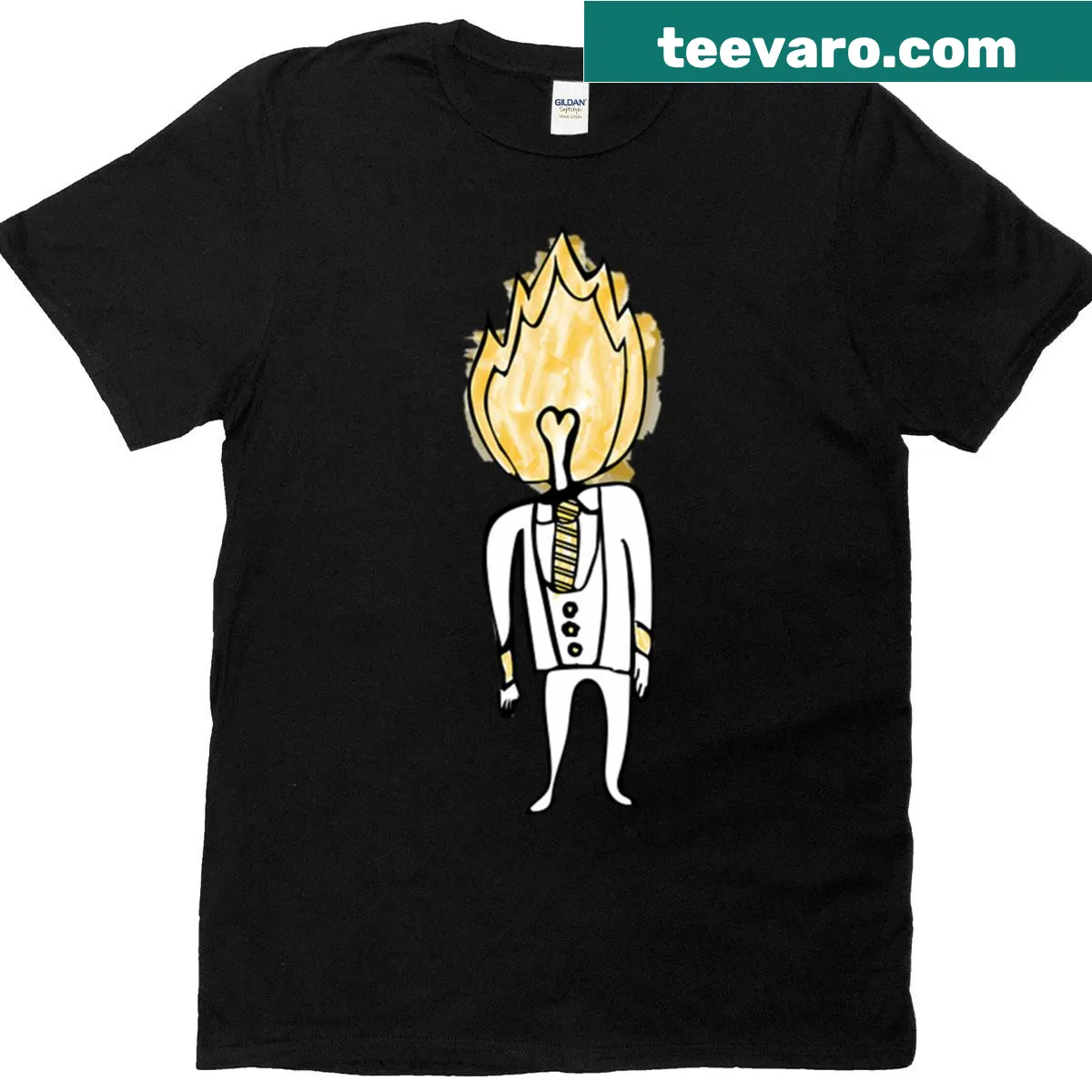 Hand-lettered Memento Mori message T-shirt design. — on a men's t-shirt
