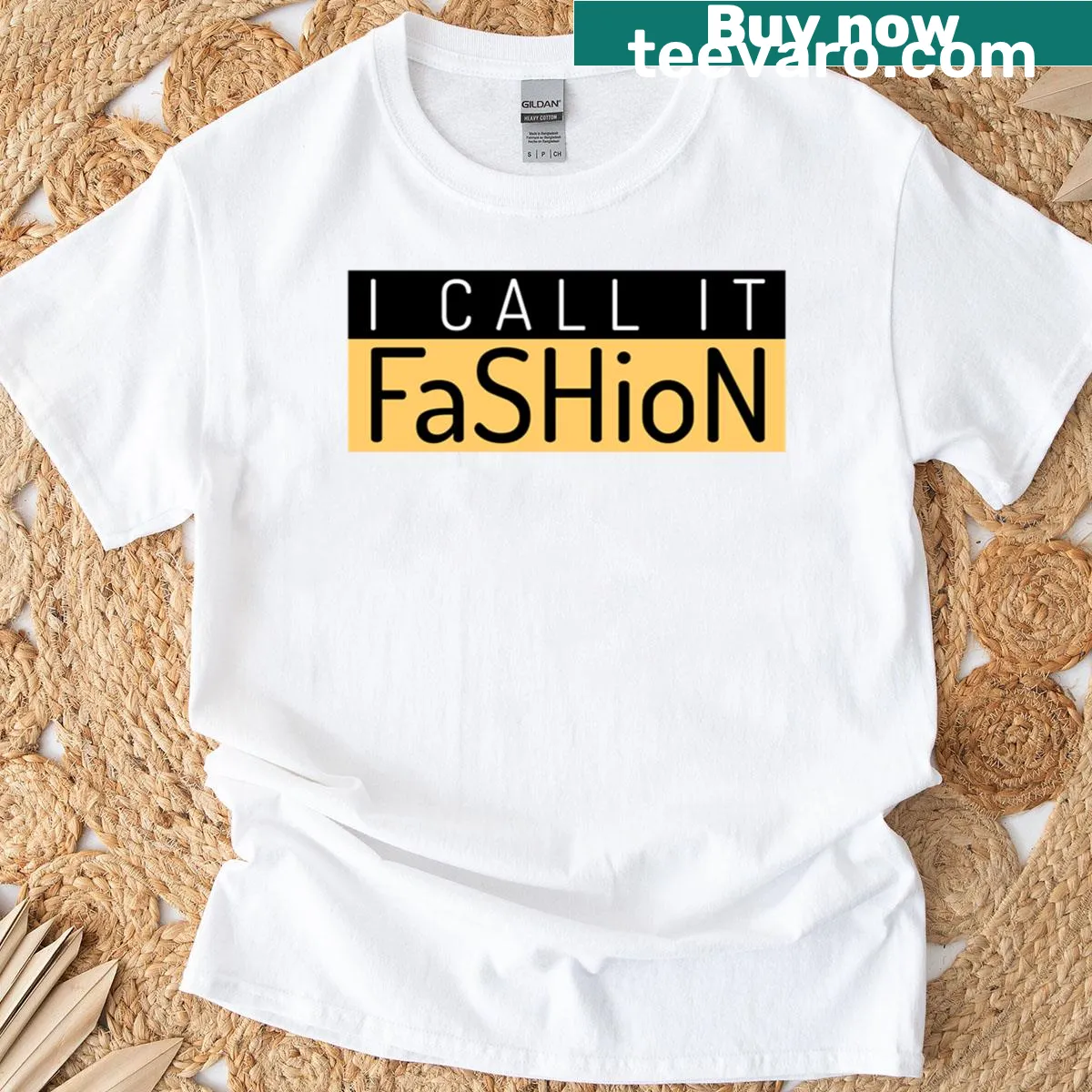 Playful K-pop lyric art T-shirt encouraging creativity — on a men's t-shirt