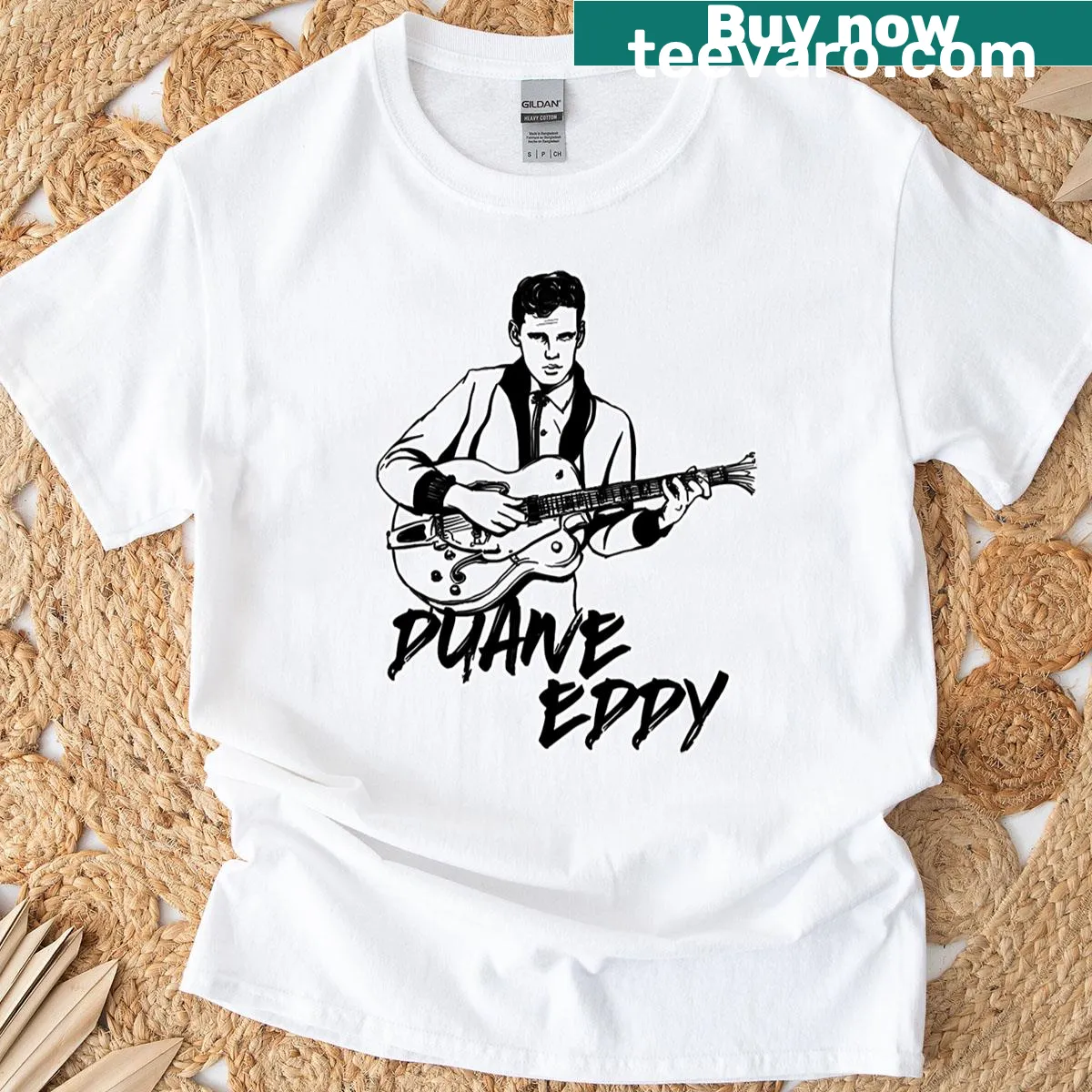 D Ed Dy All Man Brothers Band retro typography t-shirt — on a men's t-shirt